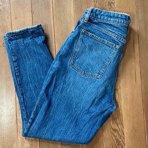 Abercrombie & Fitch skinny high rise distressed jeans size 28 6